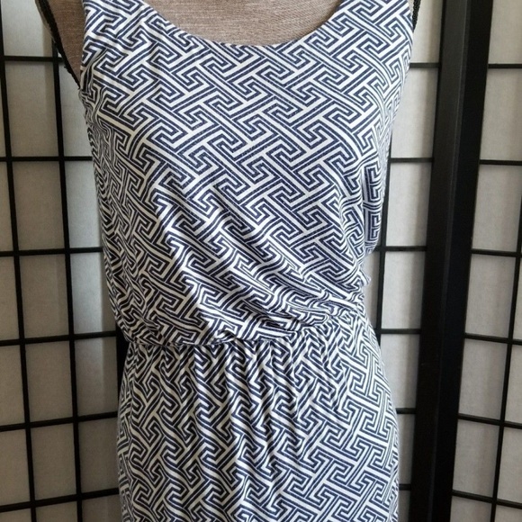 Pomelo Stich Fix Women's Dress Medium Blue White - Picture 2 of 6